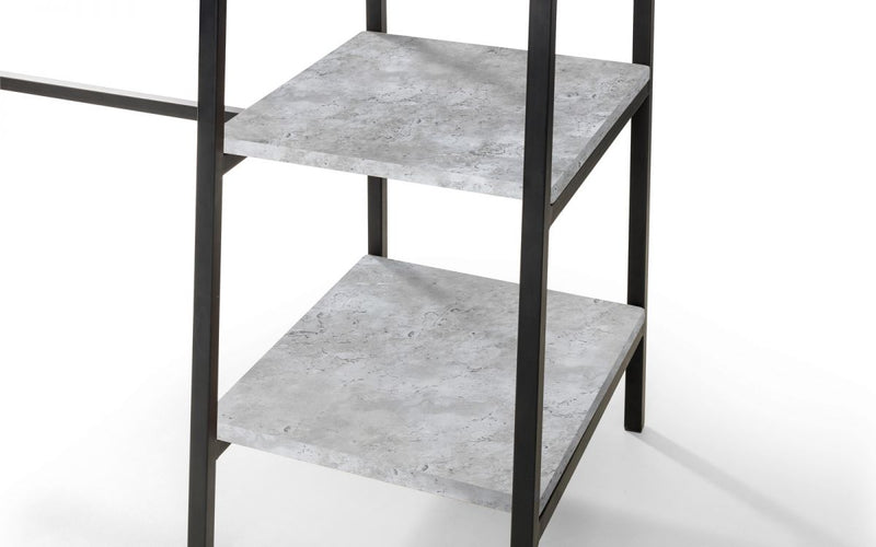 Simplistic Industrial Style Staten Desk with a Striking Concrete Effect Top